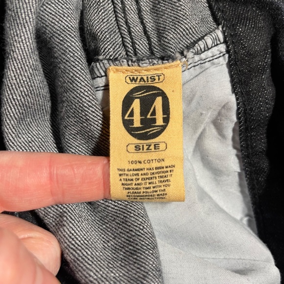 Grindhouse Denim Men’s Shorts. Waist 44. Acid wash with rips. Grunge. Rips - Picture 5 of 10